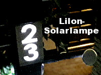 Solarlampe mit LiIon-Akku